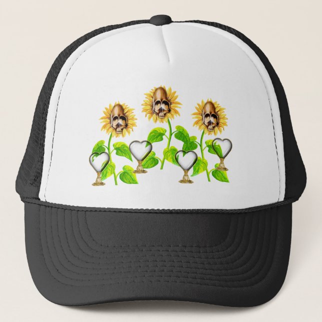 Skulls of Love Trucker Hat (Front)