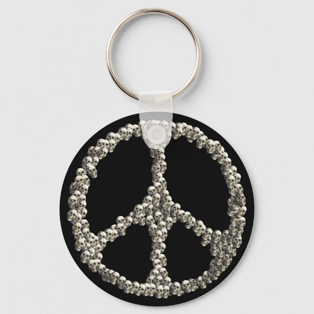 Skulls Of Peace Keychain (Front)