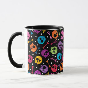 Skulls pattern 2 mug