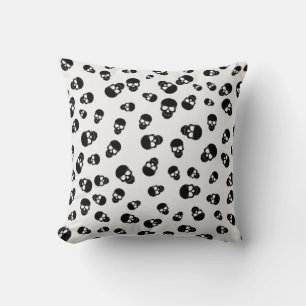 Skulls Pattern Throw Pillow