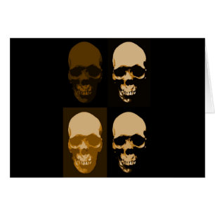 Skulls Pop Art Style