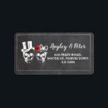 Skulls Rose Rustic Address Labels Stickers Wedding<br><div class="desc">Skulls Stickers Address Labels - Perfect for weddings or other occassions.</div>