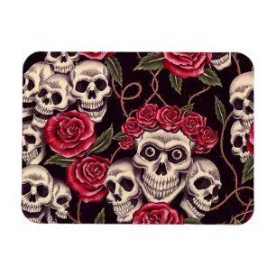 Skulls & Roses Magnet