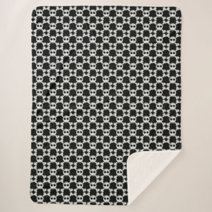 Skulls Sherpa Blanket