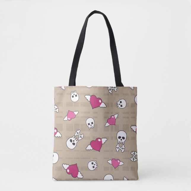 Skulls Tote Bag (Front)