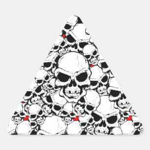 SKULLS TRIANGLE STICKER