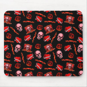 Skulls Valentine Mouse Pad