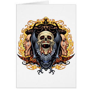 Skulls, Vampires and Bats customizable by Al Rio.