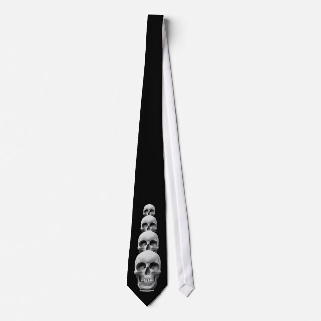 Skulls - Vertical Tie (Front)