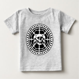 Skulls with Swords Baby T-Shirt