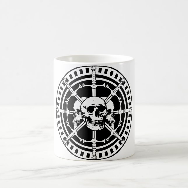 Skulls with Swords Coffee Mug (Center)