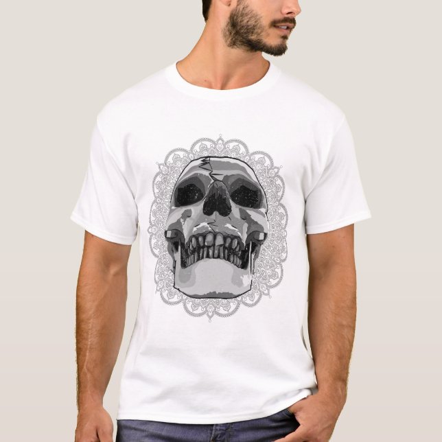 SkullShirtBW T-Shirt (Front)