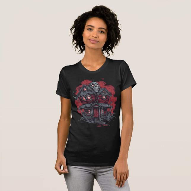Skulltop Manor: A Nightmare Unleashed T-Shirt (Front Full)