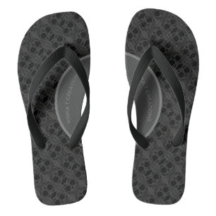 Skully Flip Flops