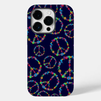 Skully Flower Power Peace Sign Case-Mate iPhone 14 Pro Case