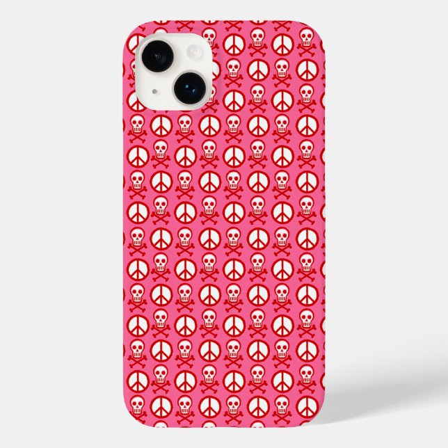 Skully Peace Case-Mate iPhone Case (Back)