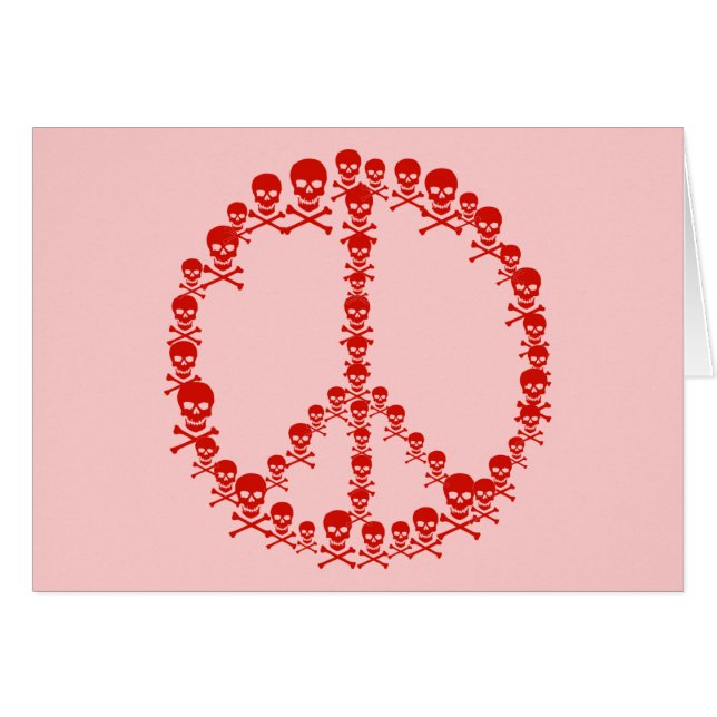 Skully Peace Sign (Front Horizontal)