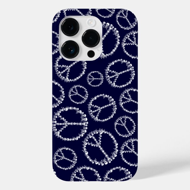 Skully Peace Sign Case-Mate iPhone Case (Back)