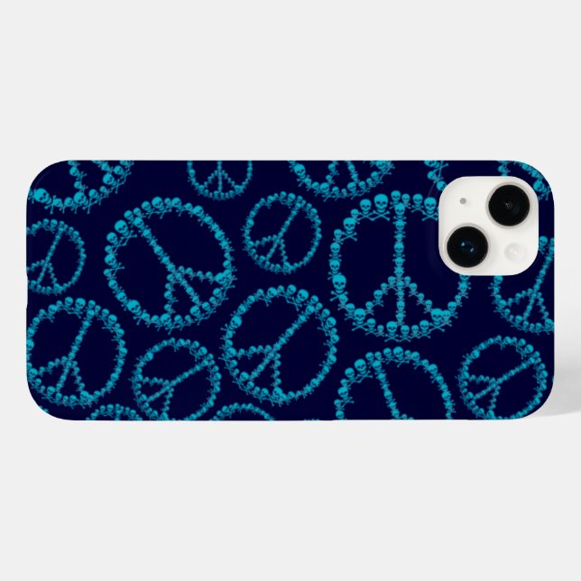 Skully Peace Sign Case-Mate iPhone Case (Back (Horizontal))