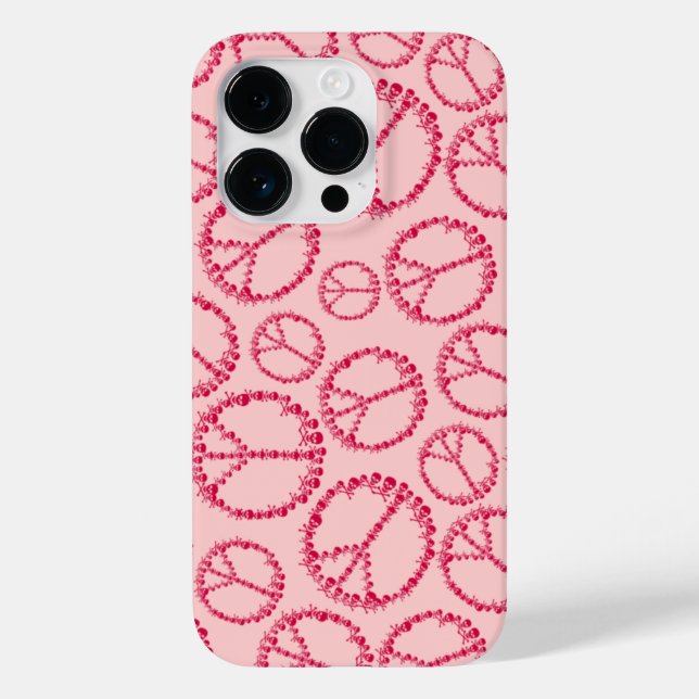 Skully Peace Sign Case-Mate iPhone Case (Back)