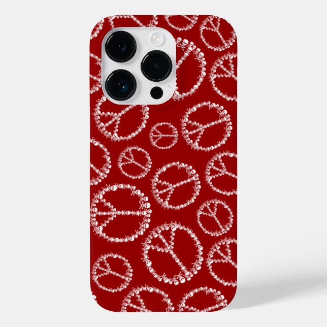 Skully Peace Sign Case-Mate iPhone Case (Back)