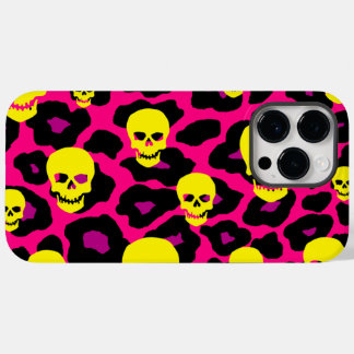 Skully Pop Leopard Case-Mate iPhone 14 Pro Max Case