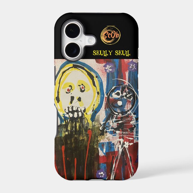 Skully Skull IPhone Case (Back)