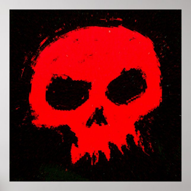 Skully Skull Wall Poster (Front)
