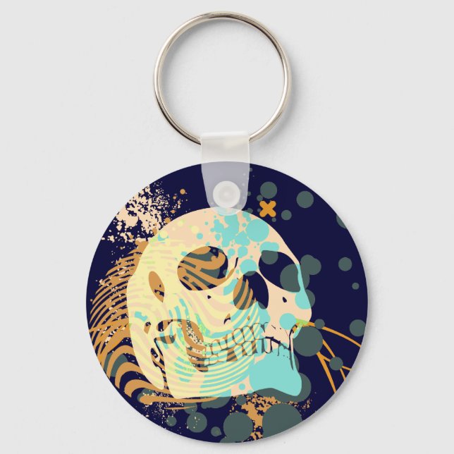skullz. hi-fi. keychain (Front)