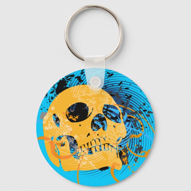 skullz. hi-fi. keychain (Front)