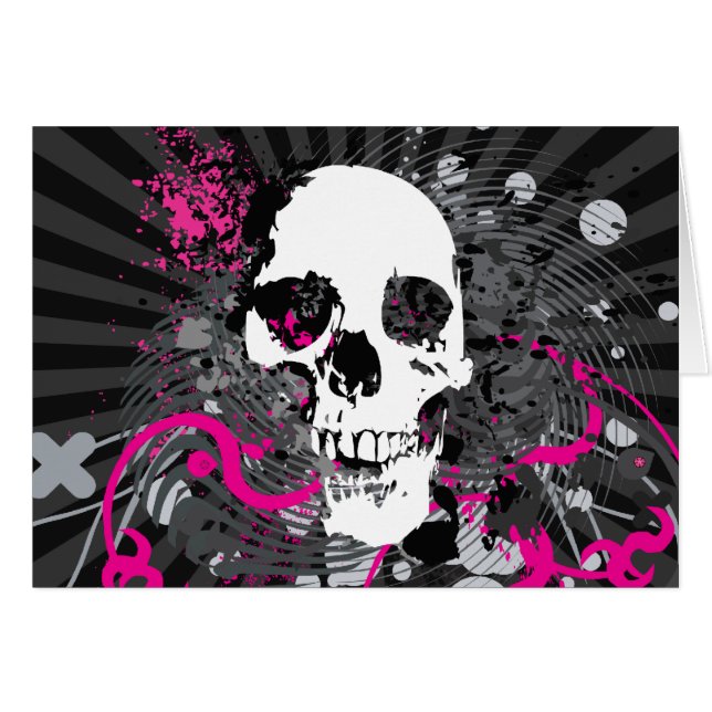 skullz. straight twisted arrows. (Front Horizontal)