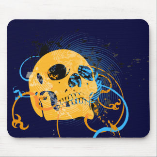 skullz. up twisted arrows. mouse pad