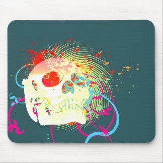 skullz. up twisted arrows. mouse pad