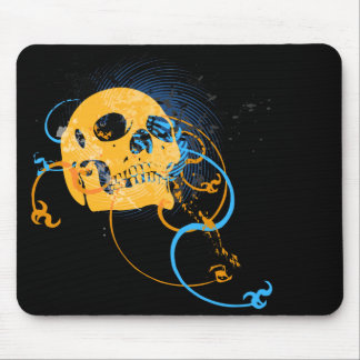 skullz. up twisted arrows. mouse pad