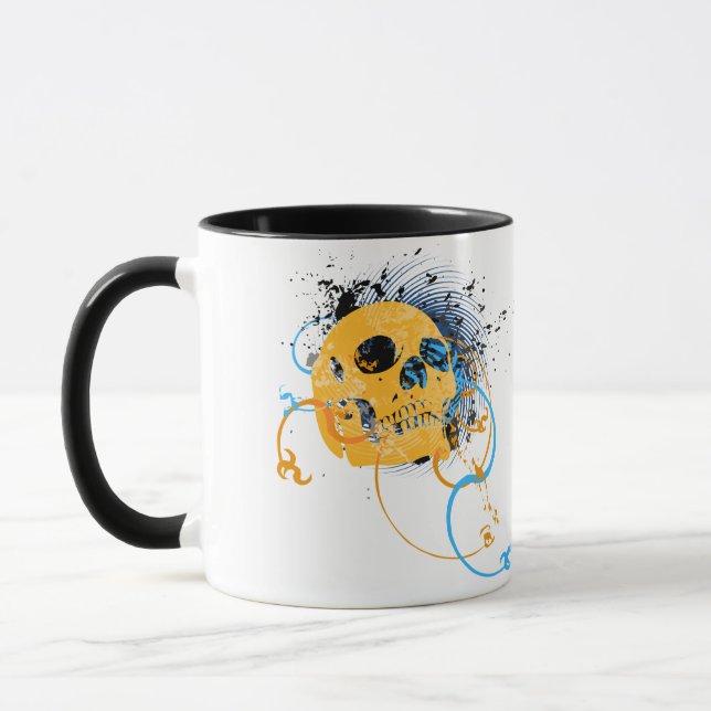 skullz. up twisted arrows. mug (Left)