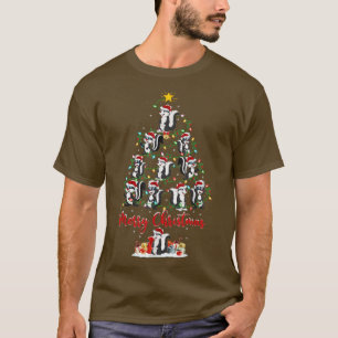 Skunk Animal Lover Matching Santa Skunk Christmas  T-Shirt