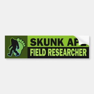 Skunk Ape Field Researcher Bumper Sticker