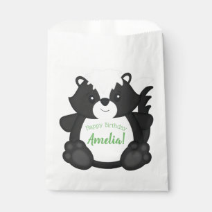 Skunk Birthday Party Favour Bag