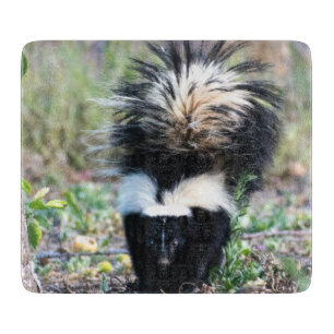 Skunk Black and White Cutting Board