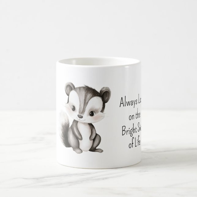 Skunk Bright Side of Life Coffee Mug (Center)