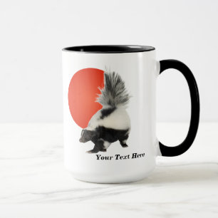 Skunk Coffee Mug - Take A Break! Orange Sun