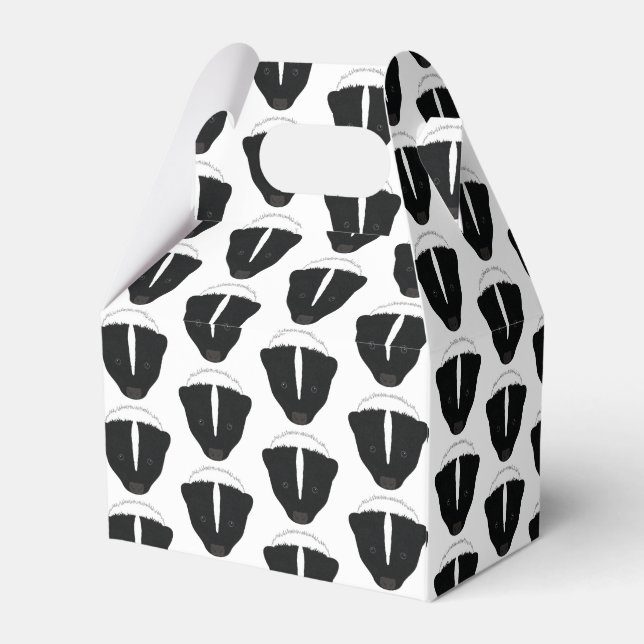 Skunk Face Favor Box (Back Side)