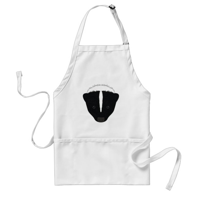 Skunk Face Standard Apron (Front)