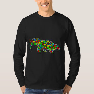Skunk Funny Puzzle Animals Autism Awareness T-Shirt