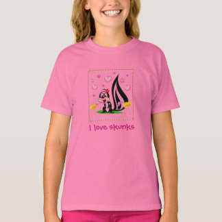 skunk, I love skunks T-Shirt