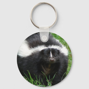 Skunk Photo Keychain