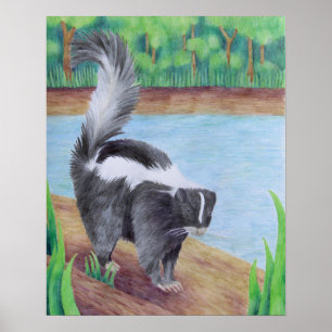 Skunk Poster