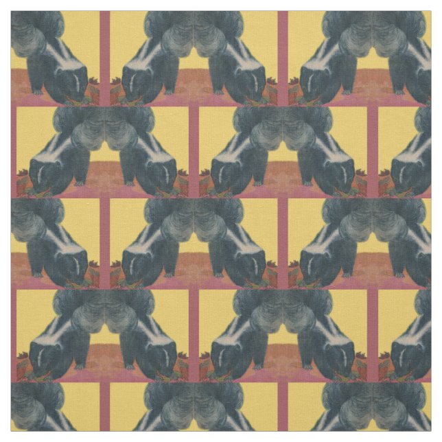 skunk print fabric (Swatch)