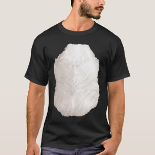 Skunk Raccoon Mouse Belly chest Hair Photo Hallowe T-Shirt