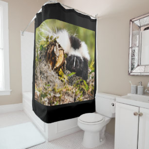 Skunk Shower Curtain